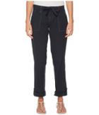 Jag Jeans Juliet Tabbed Cuff Pants In Breezy Poplin (nautical Navy) Women's Casual Pants
