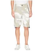 G-star Rovic Loose 1/2 Shorts (milk/industrial Grey All Over) Men's Shorts