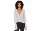 Free People All Types Of Twisted Top (grey) Women's Clothing