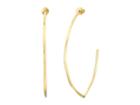 Michael Kors Brilliance Large Squared Hoop Earrings (gold) Earring