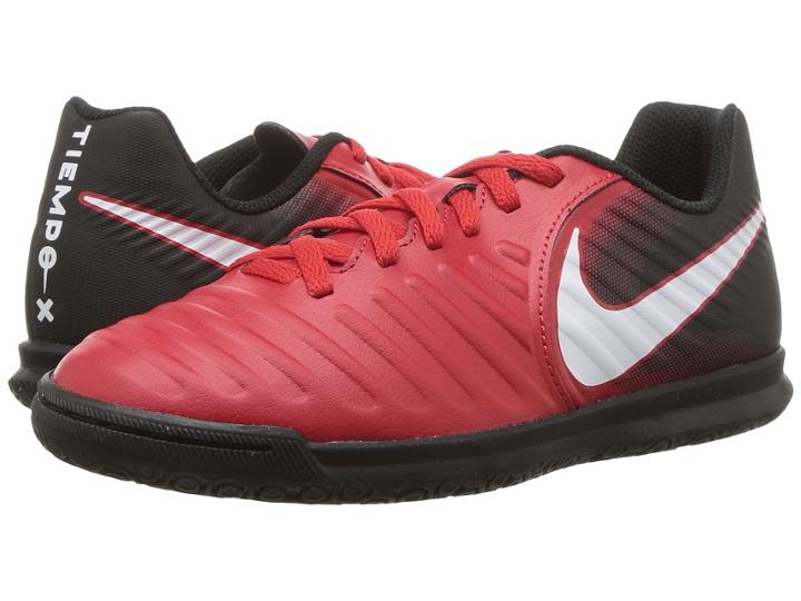 Nike Kids Tiempox Rio Iv Ic Boot (toddler/little Kid/big Kid) (university Red/white/black) Kids Shoes