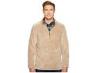 True Grit Pebble Pile 1/4 Zip Pullover (sand) Men's Long Sleeve Pullover