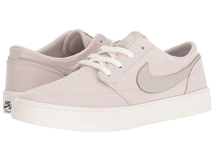 Nike Sb Solarsoft Portmore Ii (desert Sand/desert Sand/ivory/white) Women's Skate Shoes