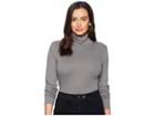 Lilla P Long Sleeve Turtleneck (slate) Women's Sweater