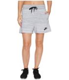 Nike Sportswear Advance 15 Short (white/black) Women's Shorts