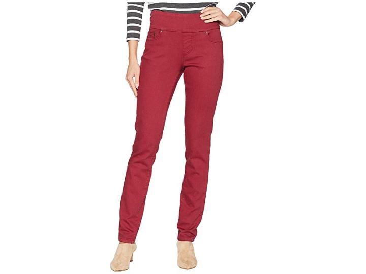 Jag Jeans Nora Skinny Pull-on Knit Denim Jeans (ruby) Women's Jeans