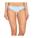 Vitamin A Swimwear Jaydah Braid Bottom Full (cielo Ecolux) Women's Swimwear