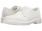 Dr. Martens 1461 Fl 3-eye Shoe (white Cascade Split) Women's Lace Up Casual Shoes