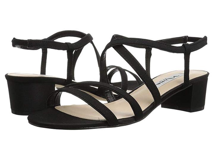 Nina Gaelen (black Mini Matte Faille) Women's 1-2 Inch Heel Shoes