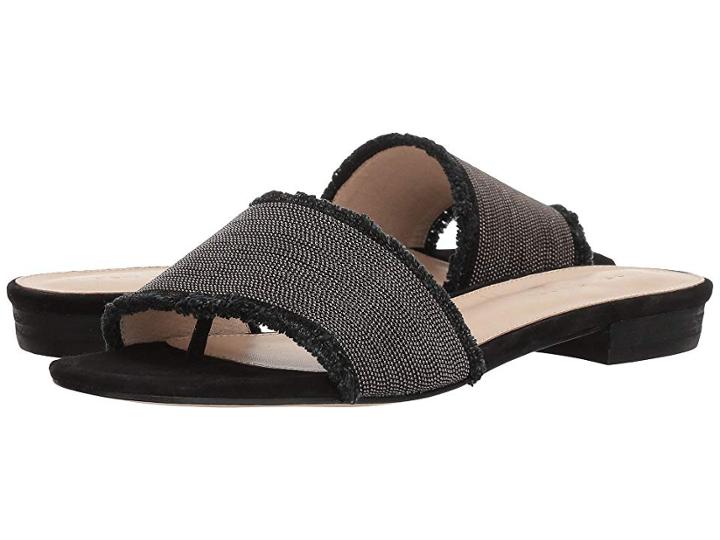 Pelle Moda Bayer (black Linen) Women's Shoes