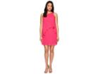 Lauren Ralph Lauren Lonia Georgette Dress (tropic Pink) Women's Dress