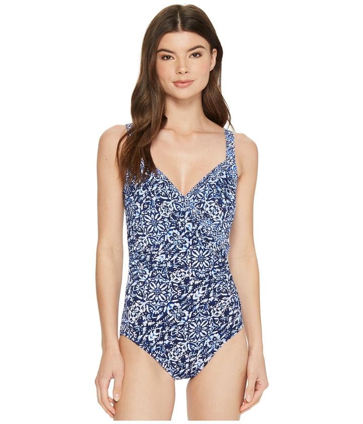 Miraclesuit Majorca Sanibel One-piece (blue) Women's Swimsuits One Piece