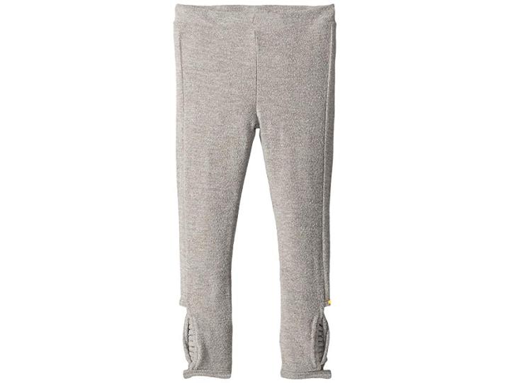 Chaser Kids Extra Soft Love Knit Strappy Side Detail Leggings (toddler/little Kids) (heather Grey) Girl's Casual Pants