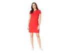 U.s. Polo Assn. Plain Polo Dress (racing Red) Women's Dress