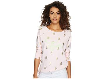 Lilly Pulitzer Upf 50+ Braydon Pullover (pb Lime Sun Days Graphic) Women's Long Sleeve Pullover