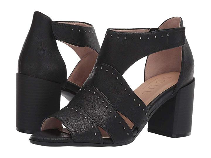 Natural Soul Christina (black Smooth) High Heels