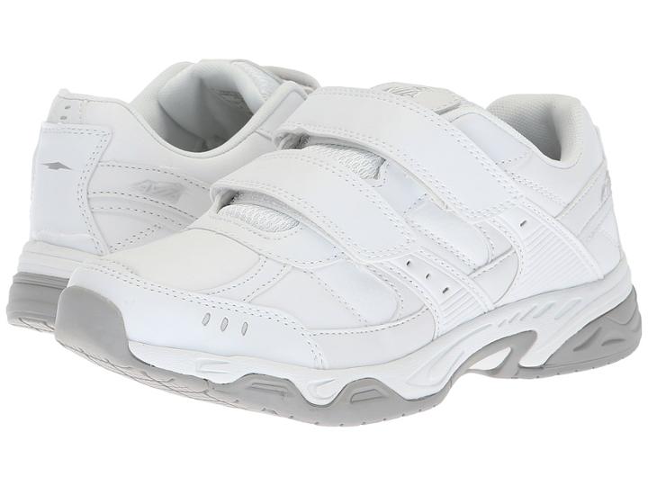 Avia Avi-union Ii Strap (white/chrome Silver) Women's Shoes