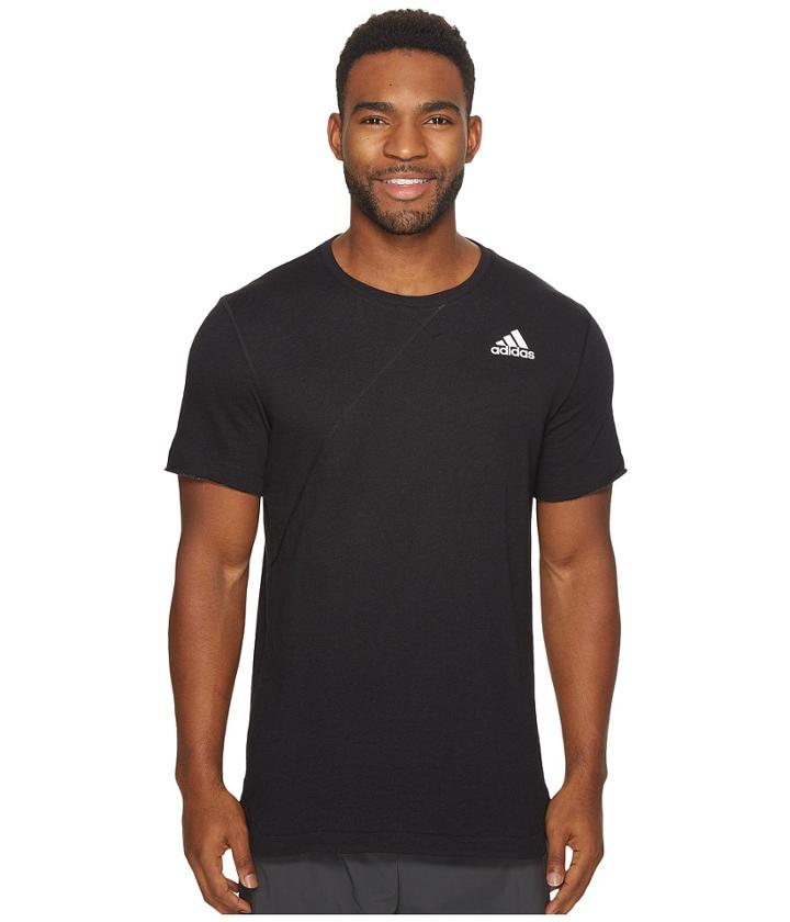 Adidas Cross Up Tee (black/black) Men's Short Sleeve Pullover