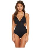 Vitamin A Swimwear Ava Maillot Full (eco Black) Women's Swimsuits One Piece
