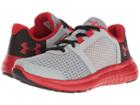 Under Armour Kids Ua Micro G Fuel Rn (little Kid) (overcast Grey/black/red) Boys Shoes