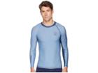 Volcom Lido Block Long Sleeve (wrecked Indigo) Men's Clothing