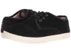 Toms Paseo Sneaker (black Suede/shearling) Women's Lace Up Casual Shoes