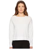 Vince Boat Neck Pullover (optic White) Women's Sweater