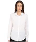 The Kooples Shirt In Stretch Poplin (white) Women's Clothing