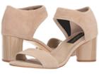 Donna Karan Gracie (beige Suede/stretch Suede) Women's 1-2 Inch Heel Shoes