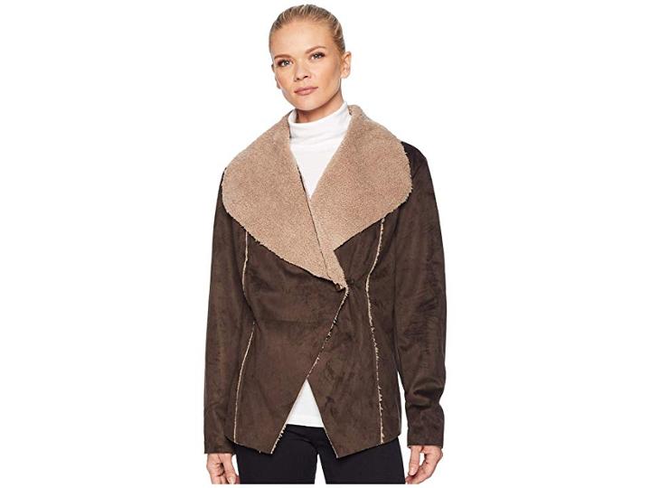 Mountain Khakis Lolo Shearling Jacket (coffee) Women's Coat
