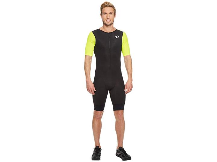 Pearl Izumi Elite Pursuit Tri Speed Suit (black/screaming Yellow) Men's Suits Sets