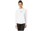 Adidas Team Issue Lite Hoodie (white/black) Women's Sweatshirt