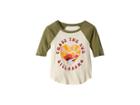 Billabong Kids Chase The Sunshine Raglan (little Kids/big Kids) (seagrass) Girl's Long Sleeve Pullover