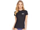 Billabong Core Performance Fit Short Sleeve (black) Women's Swimwear