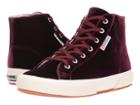 Superga 2795 Velvettvw (bordeaux) Women's Shoes