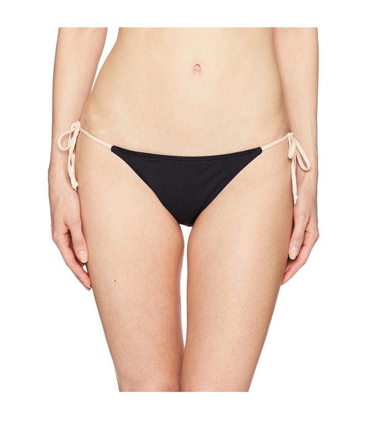 Billabong Just A Hint Tropic Bottom (black Pebble) Women's Swimwear