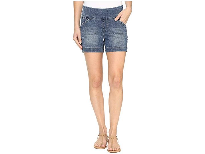 Jag Jeans Ainsley Pull-on 5 Shorts Comfort Denim In Weathered Blue (weathered Blue) Women's Shorts