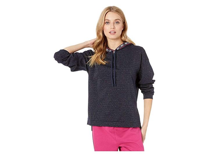 Juicy Couture Iridescent Juicy Tape Hoodie (regal/iridescent) Women's Clothing