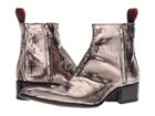 Jeffery-west Rochester Studio 54 Zip Boot (mirror Ball Silver) Men's Zip Boots
