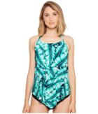 Magicsuit Lanai Nicole Underwire Tankini Top (green) Women's Swimwear