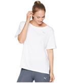 Puma Transition Tee (puma White) Women's Short Sleeve Pullover