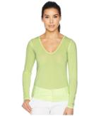 Jamie Sadock Sunsense(r) Long Sleeve Layering Top (shockwave) Women's Long Sleeve Pullover