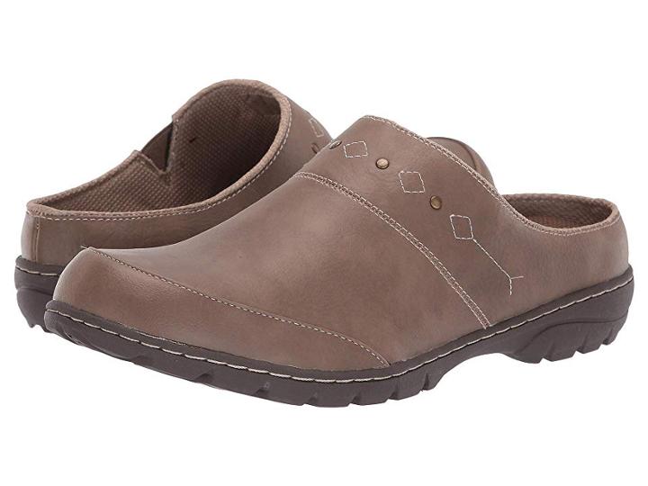 Dr. Scholl's Hasten (dark Taupe Smooth) Women's Clog Shoes