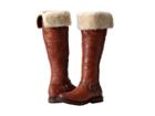 Frye Valerie Otk (cognac Antique Soft Vintage/shearling) Cowboy Boots