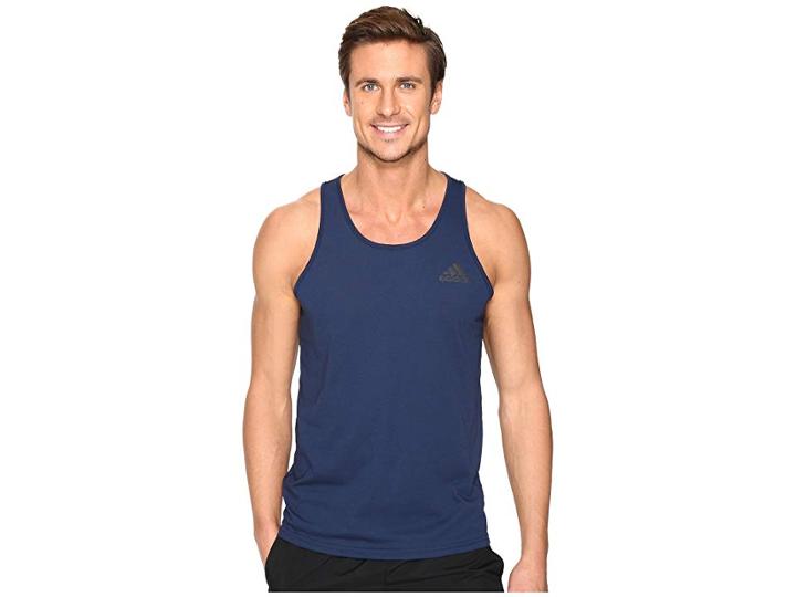 Adidas Ultimate Tank Top (collegiate Navy) Men's Sleeveless