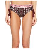 Kate Spade New York Coronado Beach #61 Adjustable Hipster Bikini Bottom (sumac Red) Women's Swimwear