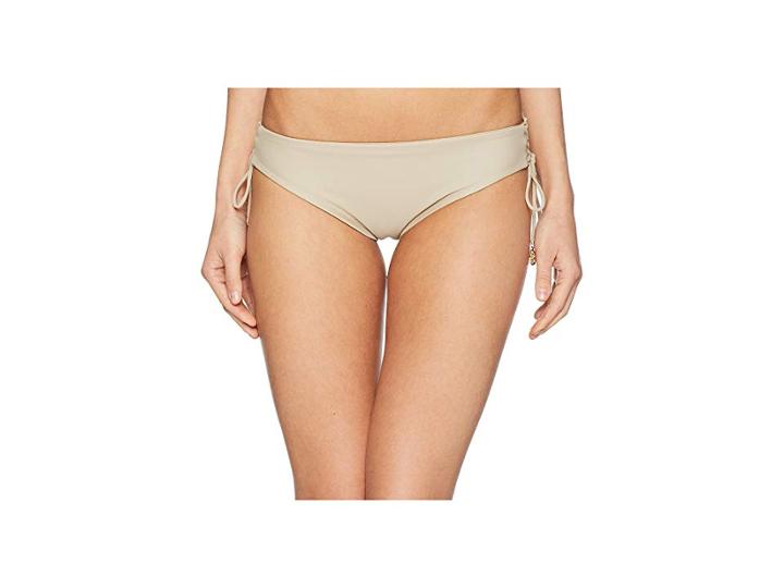Luli Fama La Corredera Interlaced Side Full Bottom (cemento) Women's Swimwear