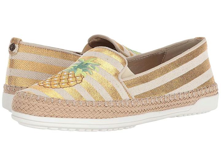 Anne Klein Zarenna (bronze/natural Fabric) Women's Shoes