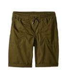 Polo Ralph Lauren Kids Relaxed Fit Cotton Shorts (little Kids) (spanish Olive) Boy's Shorts