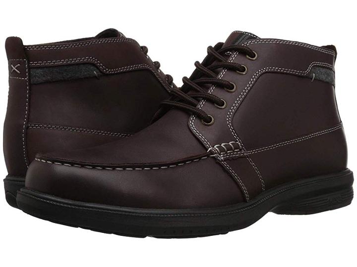 Nunn Bush Marley St. Moc Toe Boot (burgundy) Men's Dress Lace-up Boots